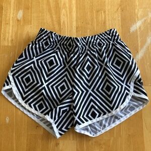 Black & White Jogging Shorts